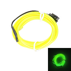 1M Cold Light Flexible LED Strip Light For Car Decoration Fluorescent Green Light