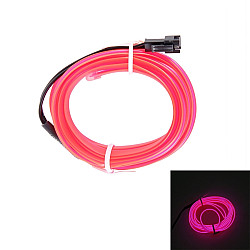 1M Cold Light Flexible LED Strip Light For Car Decoration Pink Light