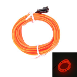 1M Cold Light Flexible LED Strip Light For Car Decoration Orange Light