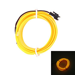 1M Cold Light Flexible LED Strip Light For Car Decoration Yellow Light