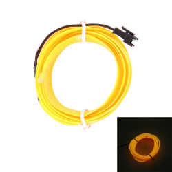 1M Cold Light Flexible LED Strip Light For Car Decoration Yellow Light