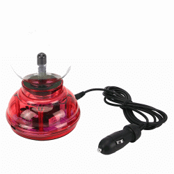 Car Auto Plasma Magic Ball Sphere Lightening Lamp with Hand Touching Changing Pattern Model Red