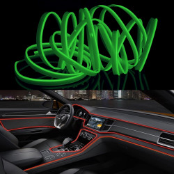 4m Cold Light Flexible LED Strip Light For Car Decoration Green Light
