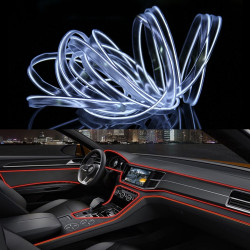 4m Cold Light Flexible LED Strip Light For Car Decoration White Light