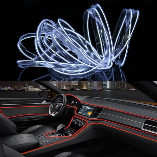 3m Cold Light Flexible LED Strip Light For Car Decoration White Light