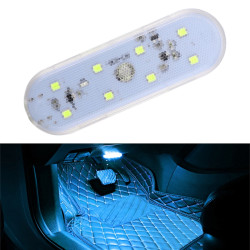 USB C Type C Single Color Touch Switch Control Car Foot Ambient Light Ice Blue Light