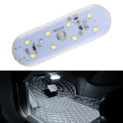 USB C Type C Single Color Touch Switch Control Car Foot Ambient Light White Light