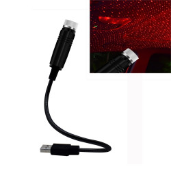 Car USB Star Dome Projector Hose Light Constantly Bright Version Red