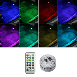 Car Modification Wireless Colorful Remote Control Atmosphere Light Specification 1 Light 1 RC