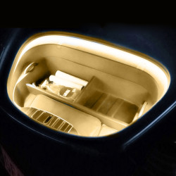 Tesla Front Trunk LED Ambient Light Strip Size For 18 20 Model Y Warm White