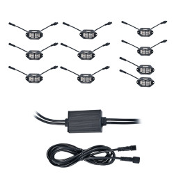 10 in 1 Car Chassis Light RGB Colorful Atmosphere Light