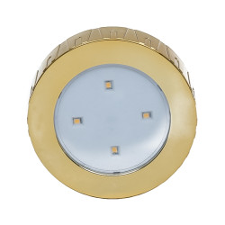 R 1633 4 5V 0 3W 4LEDs Car Indoor Dome Light LED Touch Night Light Gold