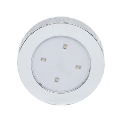 R 1633 4 5V 0 3W 4LEDs Car Indoor Dome Light LED Touch Night Light Silver