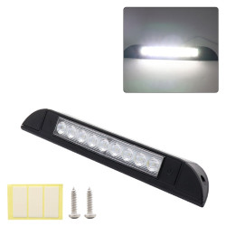RV Yacht Awning LED Strip Light DC12 28V with 9 LEDs Lamp Beads Black