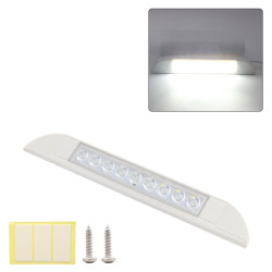 RV Yacht Awning LED Strip Light DC12 28V with 9 LEDs Lamp Beads White