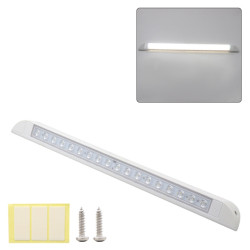 RV Yacht Awning LED Strip Light DC12 28V with 18 LEDs Lamp Beads White
