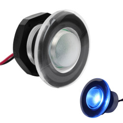 RV Yacht Walkway Light LED Round Light DC12V Blue Light