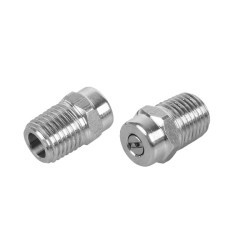 2 PCS ZG1/4-25 High Pressure Cleaning Machine Parts Fan Shaped Cleaner Nozzle, Specification: 030 Type 1.07 Hole