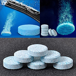 12 PCS Car Solid Wiper Fine Auto Window Cleaning Windshield Glass Cleaner Washer Tablets(1 PCS=4L Water)