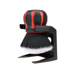Car Large Round Head Soft Bristle Ball Interior Cleaning Brush(Wine Red)