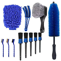 12 PCS / Set Car Tire Slight Cleaning Brush(B)