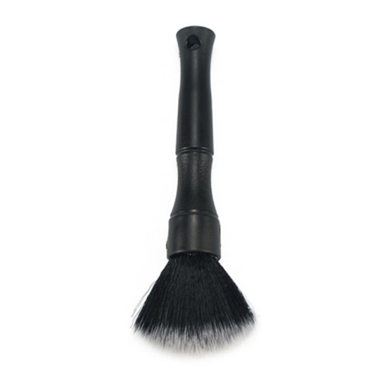 Car Details Soft Bristle Interior Brush Crevice Cleaning Brush, Style: Short Black Handle