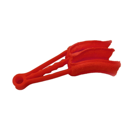 AQ-CS01 Multifunctional Car Beauty Tool Brush Air Outlet Cleaning Brush(Red)