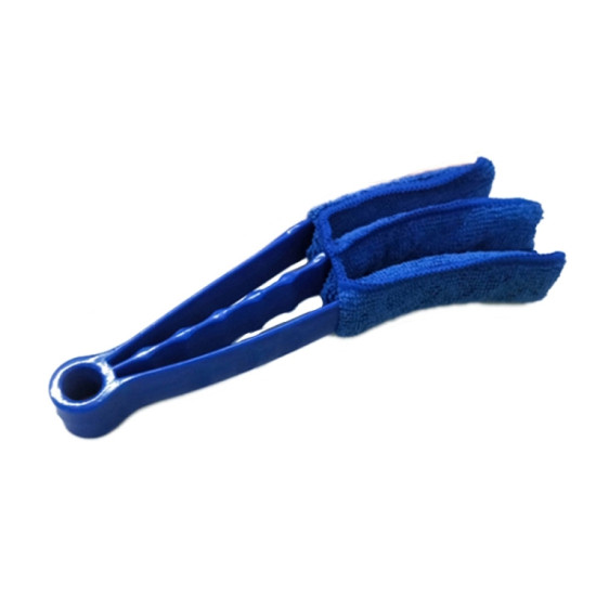 AQ-CS01 Multifunctional Car Beauty Tool Brush Air Outlet Cleaning Brush(Blue)
