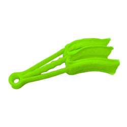 AQ-CS01 Multifunctional Car Beauty Tool Brush Air Outlet Cleaning Brush(Green)