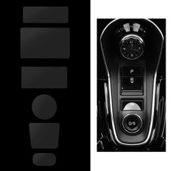 Acura CDX/19 RDX Car Interior Protective Film, Color: 6pcs /Set Gear Button Sticker