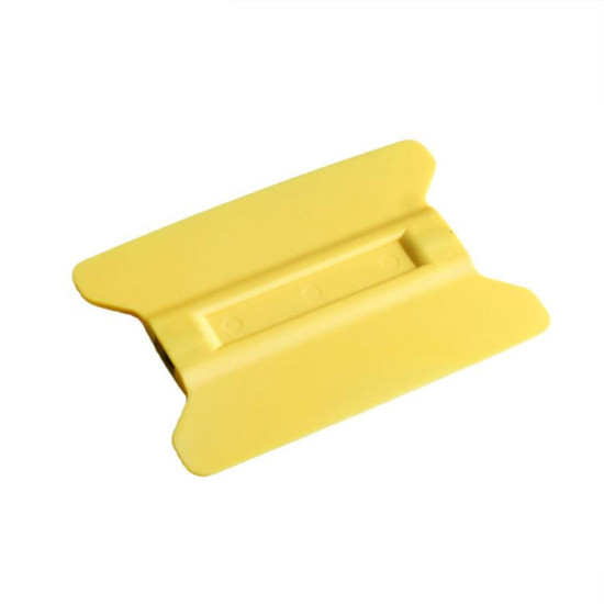 With Magnet Car Film Scraper Plastic Winged Scraper Tool(Yellow)