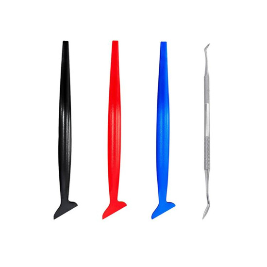 4pcs /Set Car Film Edge Trimmer Car Film Tool Seam Tucking Scraper