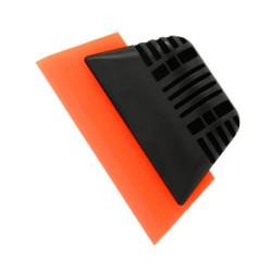 Car Film Scraper Auto Window Tinting Tool Solar Film Car Clothes Wiper Rubber Silicone Soft Wiper(Orange)