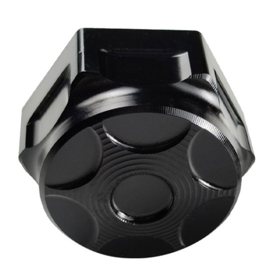 Motorcycle Light Bee Uplink Screws Uplink Modification Screws Decorative Cover(Black)