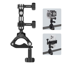 PULUZ Bike Cycling Bracket Mount with Phone Clamp for Phone & Sports Camera