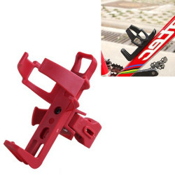 Mountain Bike Bottle Cage Bicycle Quick Release Free Hanging Cup Holder Road Bike Electric Scooter Motorcycle Water Cup Holder(Red)