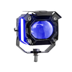 Motorcycle SUV Mmulti-Mode Large Lens Angel Eye LED Spotlight(S22 Single)