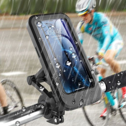Motorcycle Rearview Mirror Mobile Phone Bracket Locomotive Mobile Phone Bracket Bicycle Handle Waterproof Bracket