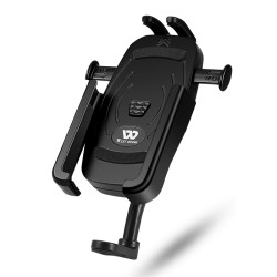 WEST BIKING Bike Mobile Phone Holder Aluminum 360 Rotatable Electric Bike Scooter Motorcycle Phone Stand, Style: Rearview Mirror Style