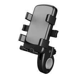 Mountain Road Bike Phone Holder Motorcycle Aluminum Alloy Riding Navigation Bracket, Model: Handlebar Model