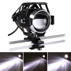 U5 12V 3000LM LED Life Waterproof Motorcycle Driving Light Headlamp with Bright Light & Soft Light & Cool Flash Light Mode(White Light)