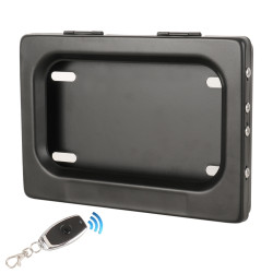 US Motorcycle License Plate Cover Frame Roller Blind License Plate Bracket
