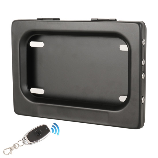 US Motorcycle License Plate Cover Frame Roller Blind License Plate Bracket