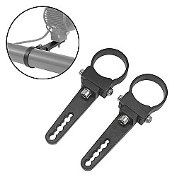 1.75 inches 1 Pair UTV Car Motocross Bumper Spotlight Tube Clip Light Bar Bracket