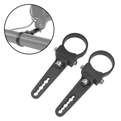 1.75 inches 1 Pair UTV Car Motocross Bumper Spotlight Tube Clip Light Bar Bracket