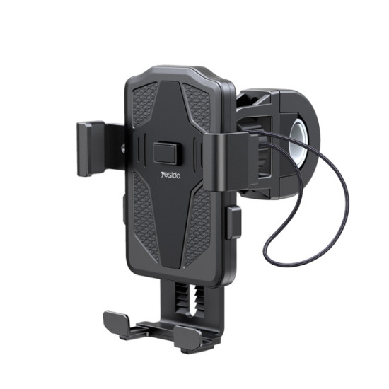 Yesido C94 Bicycle / Motorcycle Elastic Clip Phone Navigation Bracket(Black)