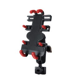Motorcycle Metal Navigation Mobile Phone Bracket, Style: Thin Tube Fixation (Hand Twist)