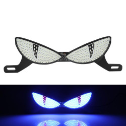 Motorcycle License Plate Screw Light Universal Decorative Accessory Headlight for Customization, Spec: Cat Eye Light Red Blue Flashing