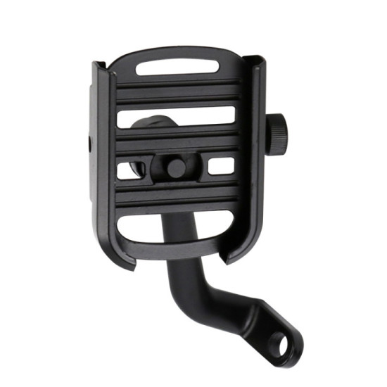 Motorcycle Mobile Phone Rack Bicycle Navigation Bracket(Rearview Mirror Version Black)
