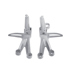 TF-1727 Motorcycle Modification Accessories Curved Beam Car Modified Pedal Bracket Triangle Pedal Bracket(White)